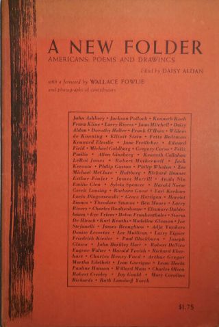 Daisy Aldan / A Folder Americans Poems And Drawings First Edition 1960