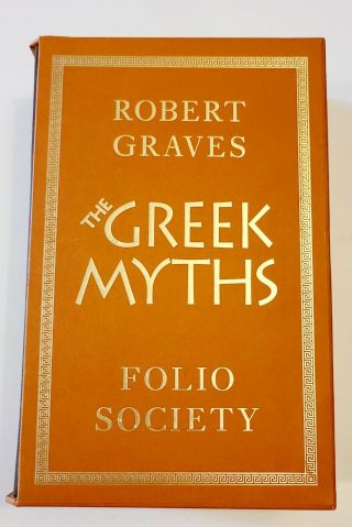 The Greek Myths I And Ii By Robert Graves Folio Society 2 Volume Boxed Set