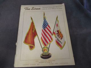 1971 The Siren Municipal Motorcycle Officers Of California Official Yearbook Ch5