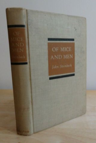 John Steinbeck Of Mice And Men Hc 1937 Covici Friede Early Printing