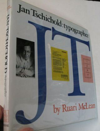 Art Printing Typography Typeface Type Jan Tschichold Typographer Dj 1st 1975