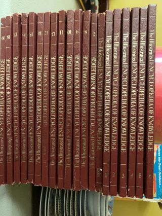 The Illustrated Encyclopedia Of Knowledge 20 Book Volume Set,  Index Hardbound