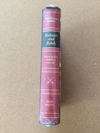 Redcoats And Rebels Folio Society Hibbert American Revolutionary War Book