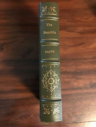 Easton Press Plato The Republic Fine Leather Binding 100 Greatest Books