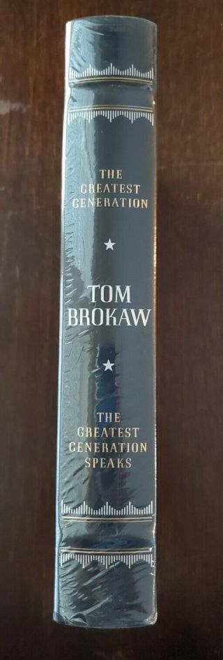The Greatest Generation Speaks Tom Brokaw Barnes & Noble Leatherbound 3