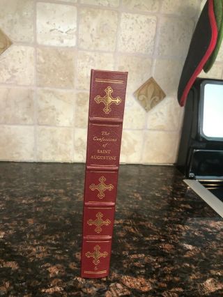 The Confessions Of St.  Augustine Easton Press Leather 100 Greatest Books Ever