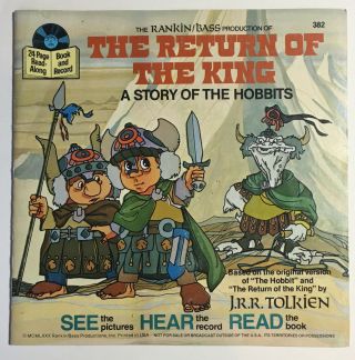 The Return Of The King - A Story Of The Hobbits - 1980 Read Along Book & Record