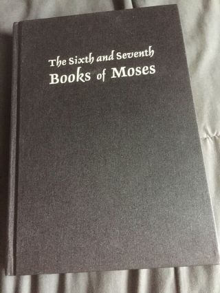 1849 Books : Sixth And Seventh Books Of Moses,  The Seven Lamps Of Architecture,