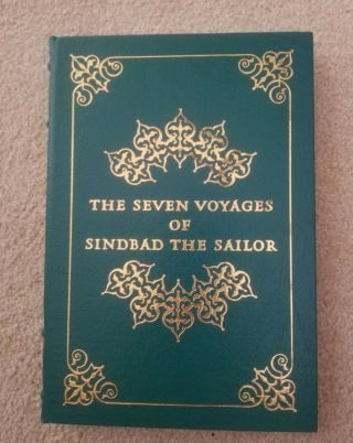 The Seven Voyages Of Sinbad The Sailor - Easton Press - Leather Famous Editions