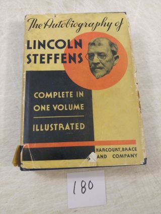 The Autobiography Of Lincoln Steffens Author Signed To Grandmother & Letter