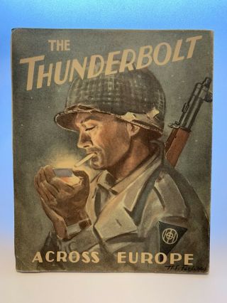 Wwii Ww2 83rd Division,  Thunderbolt Across Europe - Unit History,  Map