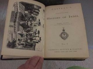 Books: Cassell ' s Illustrated History of India by James Grant,  Vols I and II 2