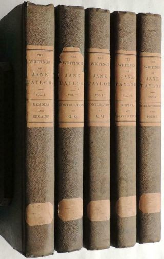 1832 Writings Of Jane Taylor Books Poetry Memoirs Letters Twinkle Little Star