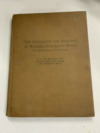 The Vegetation and Pastures of Western South Wales 1948 Z117 2