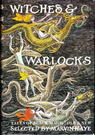 Witches & Warlocks Tales Of Black Magic By Marvin Kaye 1989 Hb W Edward Gorey Dj