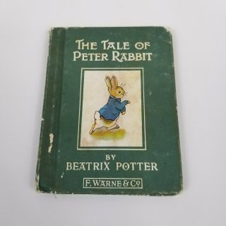 Vintage The Tale Of Peter Rabbit Beatrix Potter F.  Warne & Co.  1911