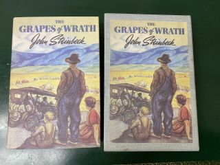 The Grapes Of Wrath John Steinbeck Facsimile First Edition With Slip Case