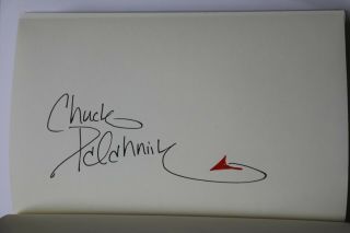 Chuck Palahniuk : Doomed signed 1st edn new/unread 2