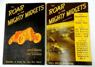 The Roar Of The Mighty Midgets 2 Book Set 1st & 2nd Editions Brockway Softcover