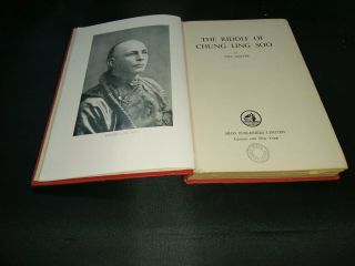 The Riddle Of Chung Ling Soo By Will Dexter 1955.  First Edition.