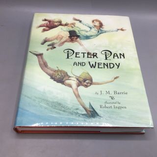 Peter Pan And Wendy - J.  M.  Barrie / Robert Ingpen Signed Card Orchard Books