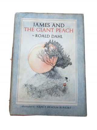 James And The Giant Peach By Roald Dahl 1961 Hcdj Early/1st Ed