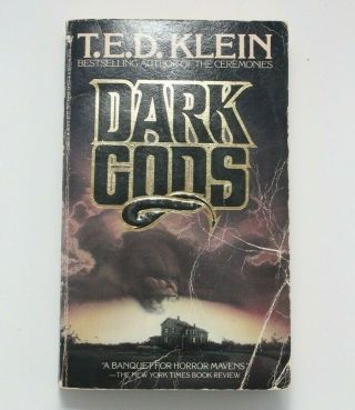 T.  E.  D.  Klein - Dark Gods (1986) 1st Bantam Printing Vintage Paperback