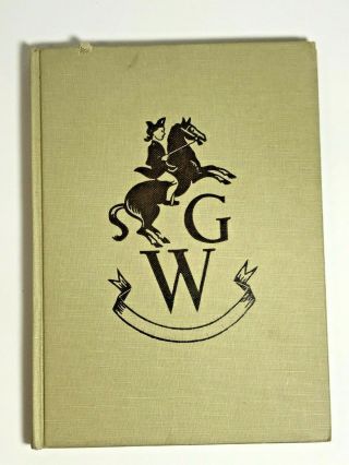 Signed 1st Ed 1949 George Washington An Initial Biography Genevieve Foster