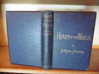 H.  Rider Haggard Heart Of The World 1st Edition 1896 In Cloth