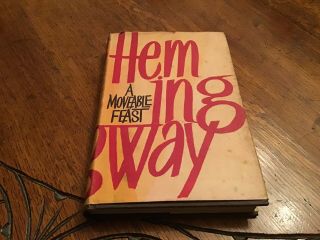 A Moveable Feast By Ernest Hemingway 1964 First Edition Hardback Dust Jacket