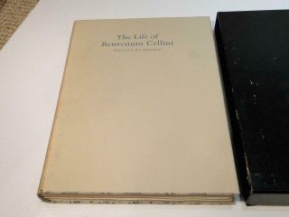 The Life Of Benvenuto Cellini Lec 1937 Signed/illusttrated Fritz Kredel Newsltr