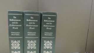Folio Society The Mediterranean Fernand Braudel Vols I,  Ii & Iii Fernand Braudel
