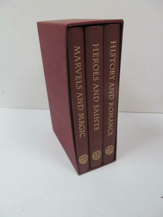British Myths And Legends Three Volumes Set The Folio Society 2002 Hardbacks