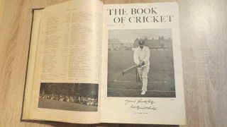 1899 " The Book Of Cricket " By C B Fry - Folio - Very Well Illus Throughout