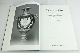 Pate - Sur - Pate: The Art Of Ceramic Relief Decoration,  1849 - 1992,  H/c,  English.
