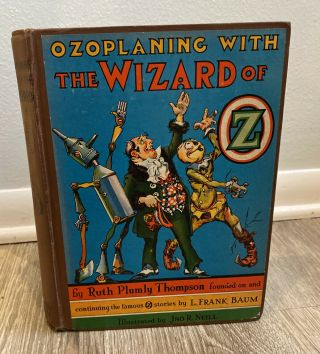Ruth Plumly Thompson Ozoplaning With The Wizard Of Oz First Edition 1939 1st Ed