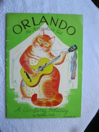 A Camping Holiday Orlando The Marmalade Cat: Kathleen Hale 1942 Country Life
