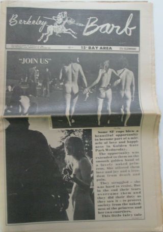 Mc5 John Sinclair White Panther Party Joel Beck Comix Berkeley Barb 1969 Hendrix
