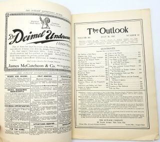 The Outlook July 20 1912 Teddy Roosevelt Republican National Convention Politics 2