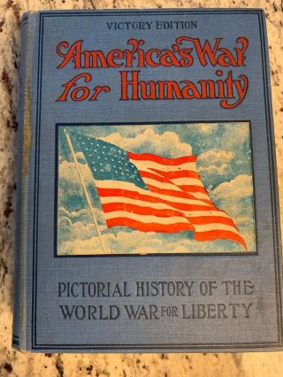 Circa 1920 Antique History Book " America 