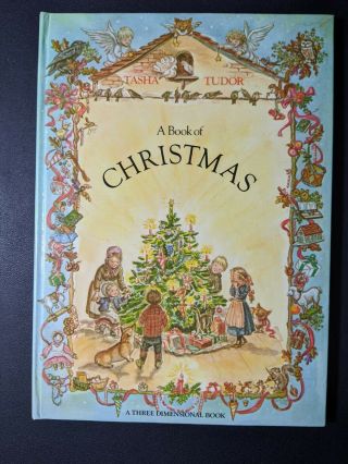 A Book Of Christmas,  Tasha Tudor,  1st Edition,  Hc,  3 - D Book,  Advent