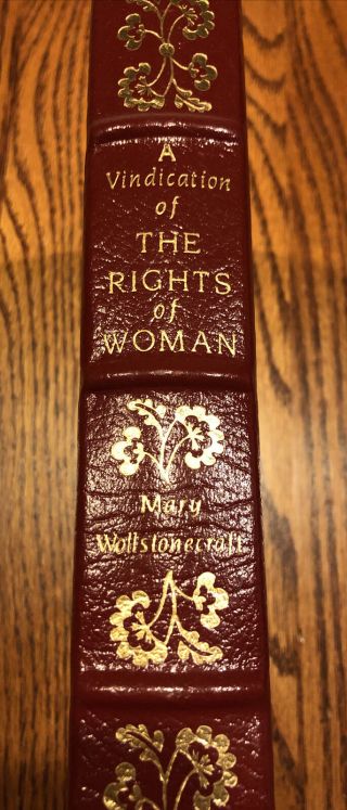 Mary Wollstonecraft A Vindication Of The Rights Of Woman Easton Press Never Read