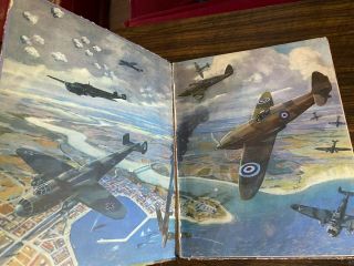 WWII AVIATION 1940 1st Ed FIGHTING PLANES OF THE WORLD: P - 40 SPITFIRE ME - 109, 2