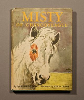 Misty Of Chincoteague By Marguerite Henry 1955 Edition Hc W/dj