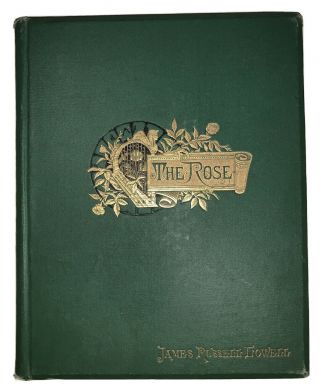 1878,  The Rose,  By James Russell Lowell,  With Illustrations,  Poetry