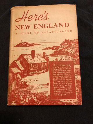 Vintage Book Here’s England: A Guide To Vacationland