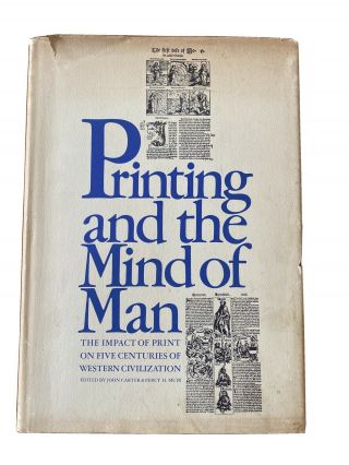 Printing And The Mind Of Man By John Carter And Percy Muir 1967 Lst Ed Illus