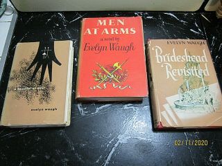 Brideshead Revisited,  Men At Arms,  Handful Of Dust - Evelyn Waugh 1945,  1952 1945