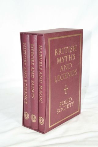 British Myths And Legends Three Volumes Set The Folio Society
