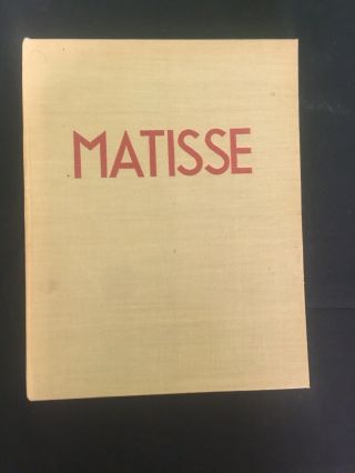 Paintings And Drawings Of Matisse By Jean Cassou 1948